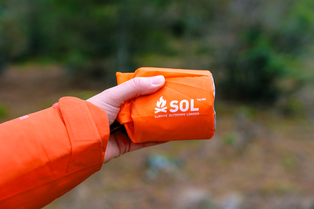 A SOL emergency bivvy