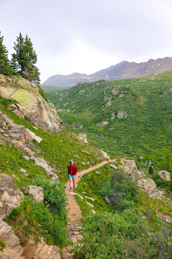Linkins Lake Trail near Leadville and Twin Lakes Colroado