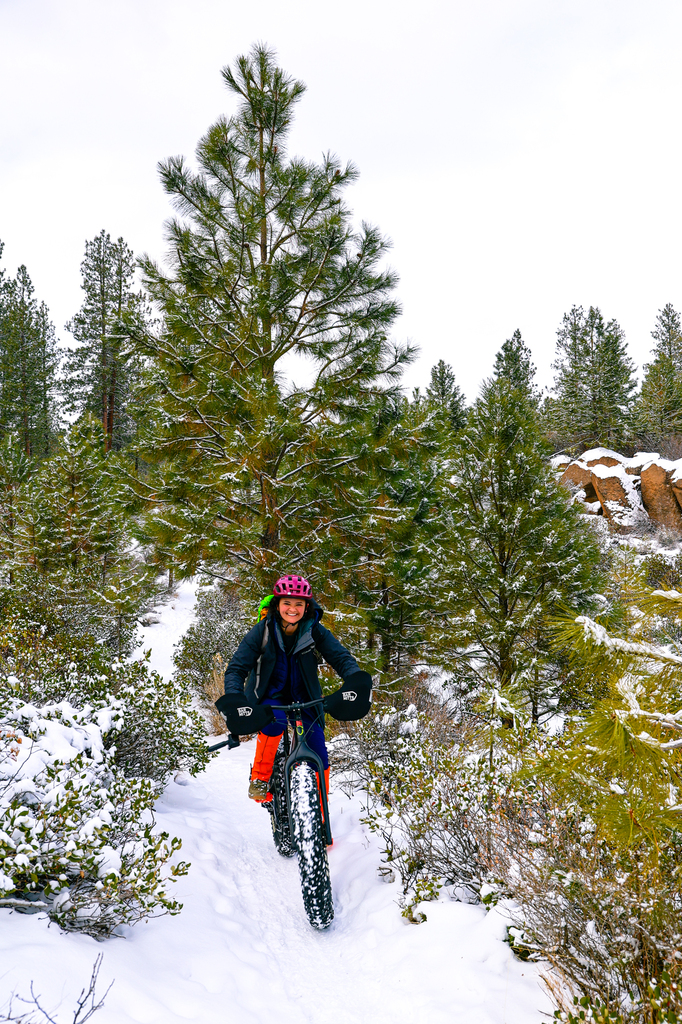 Fat tire biking in the snow with Cog Wild