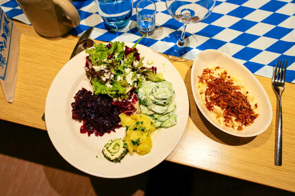Traditional german dinner on board a viking christmas market river cruise 