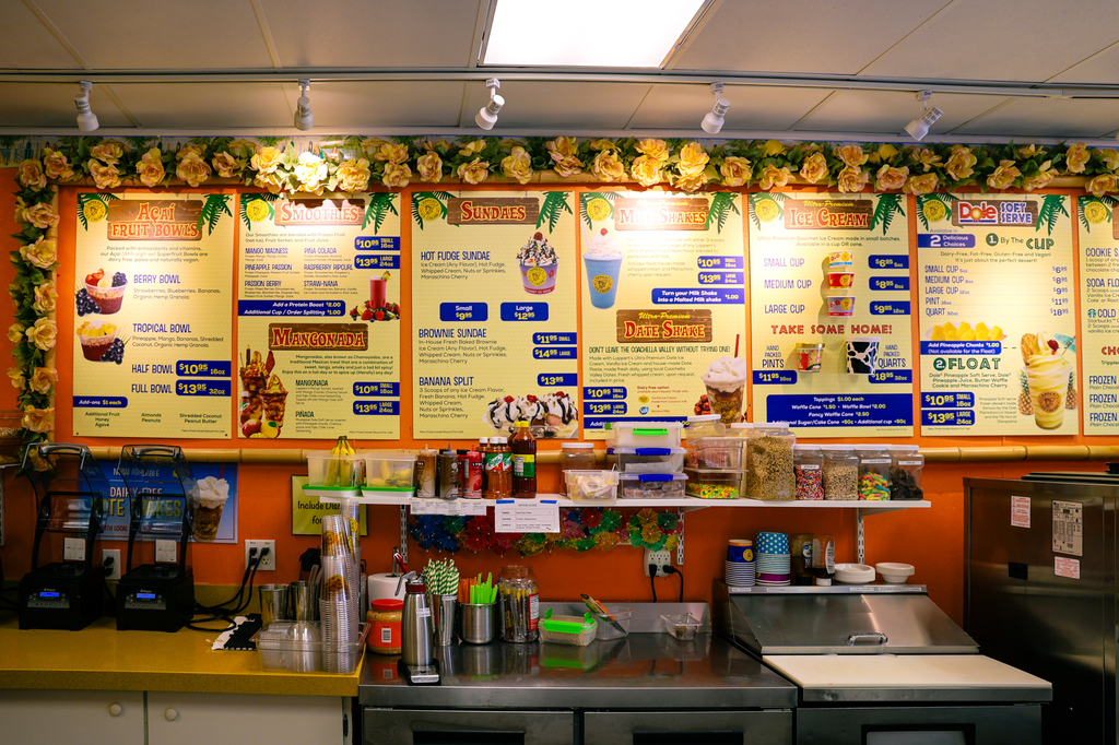 Lappert's Palm Springs, home of amazing date shakes
