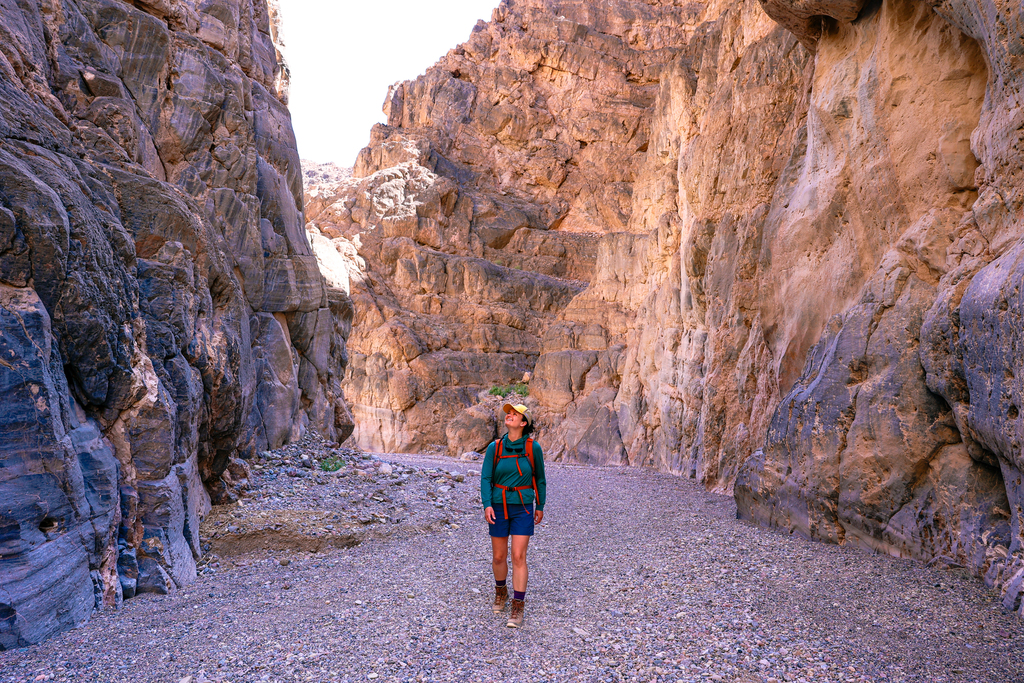 Hiking Titus Canyon in Death Valley National Park, California