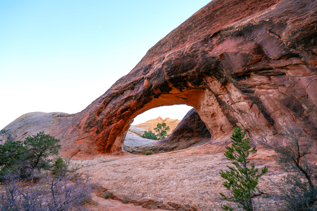 Private Arch in Arches National Park in Utah