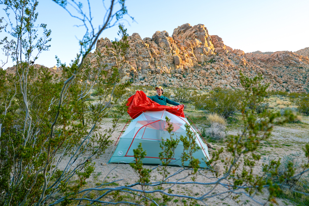 Camping along the Boy Scout Trail in Joshua Tree National Park