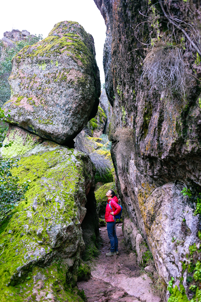 Hiking the Bear Gulch Reservoir and Caves via Moses Spring Trail in Pinnacles National Park