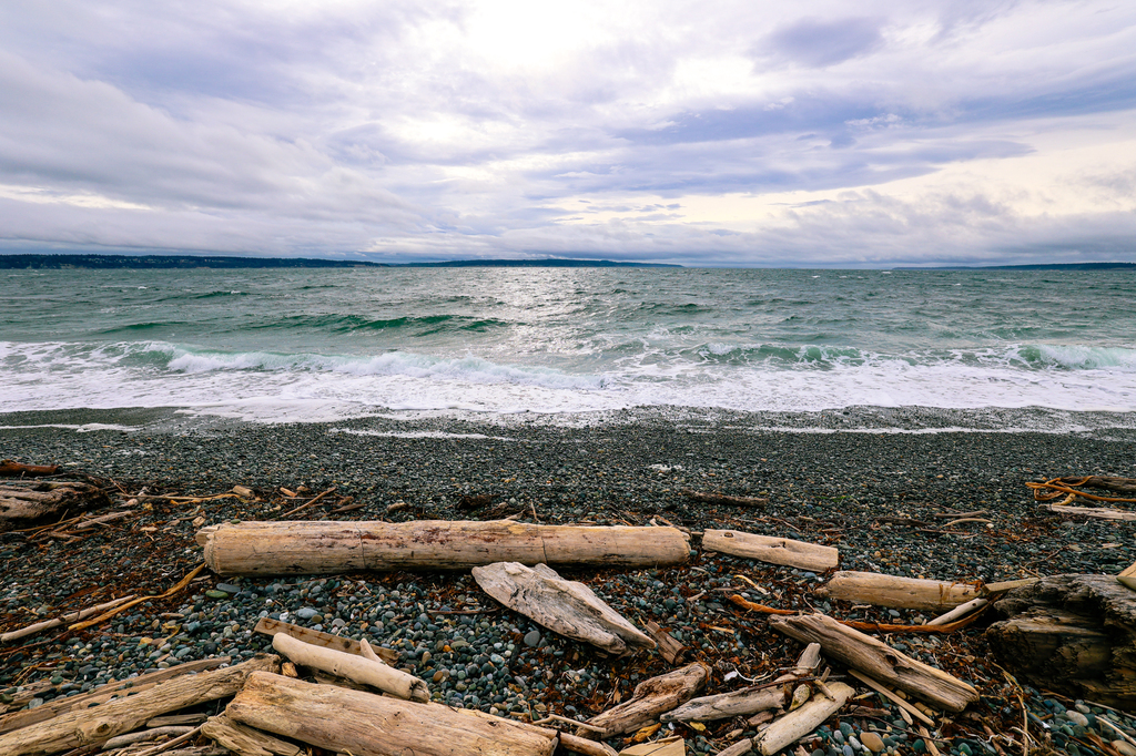 Hiking at Fort Casey Historical State Park on Whidbey Island