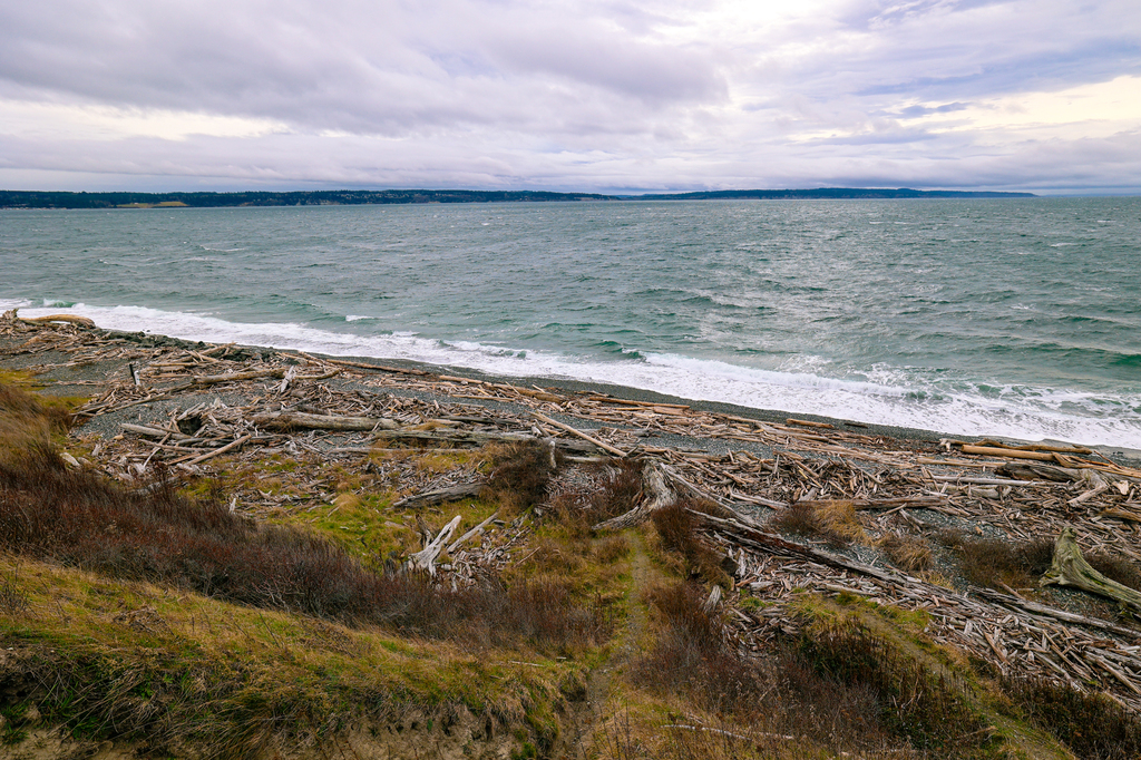 Hiking at Fort Casey Historical State Park on Whidbey Island