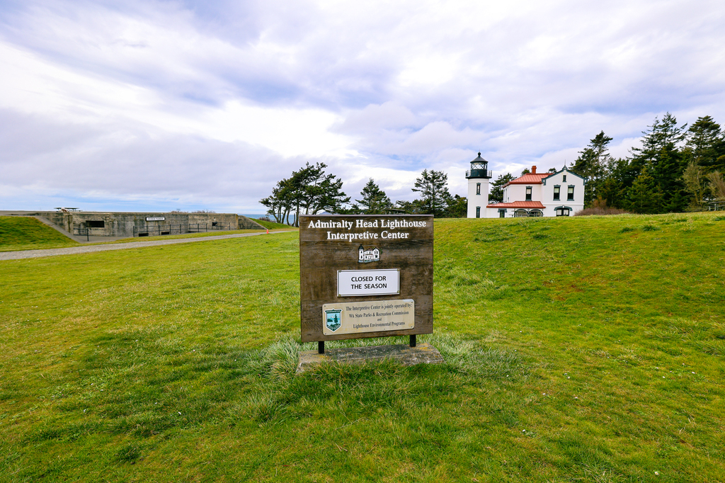 Hiking at Fort Casey Historical State Park on Whidbey Island