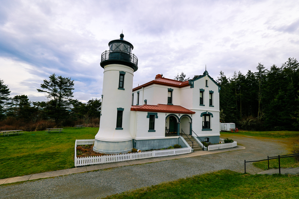 Hiking at Fort Casey Historical State Park on Whidbey Island