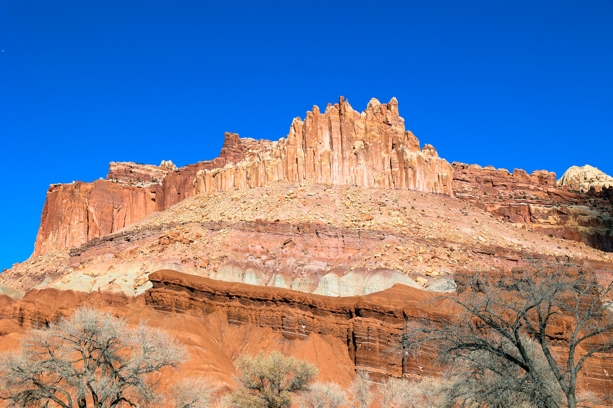 Capitol reef national park rock formations