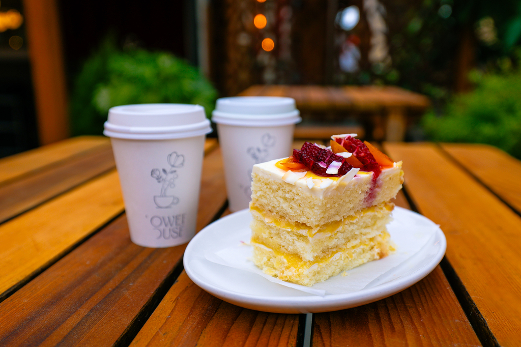 Breakfast at Flower House Cafe on whidbey island