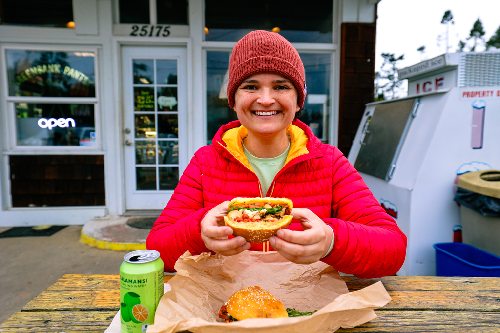Lunch at Greenbank Pantry & Deli on Whidbey Island