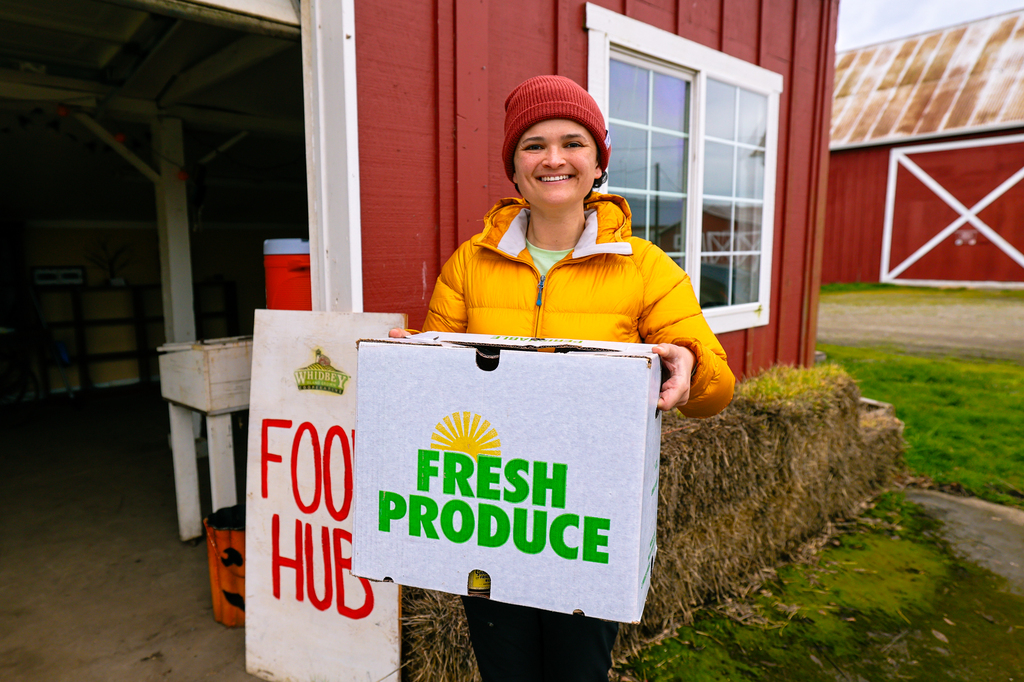 Pick up local food from the Whidbey Island Grown Cooperative
