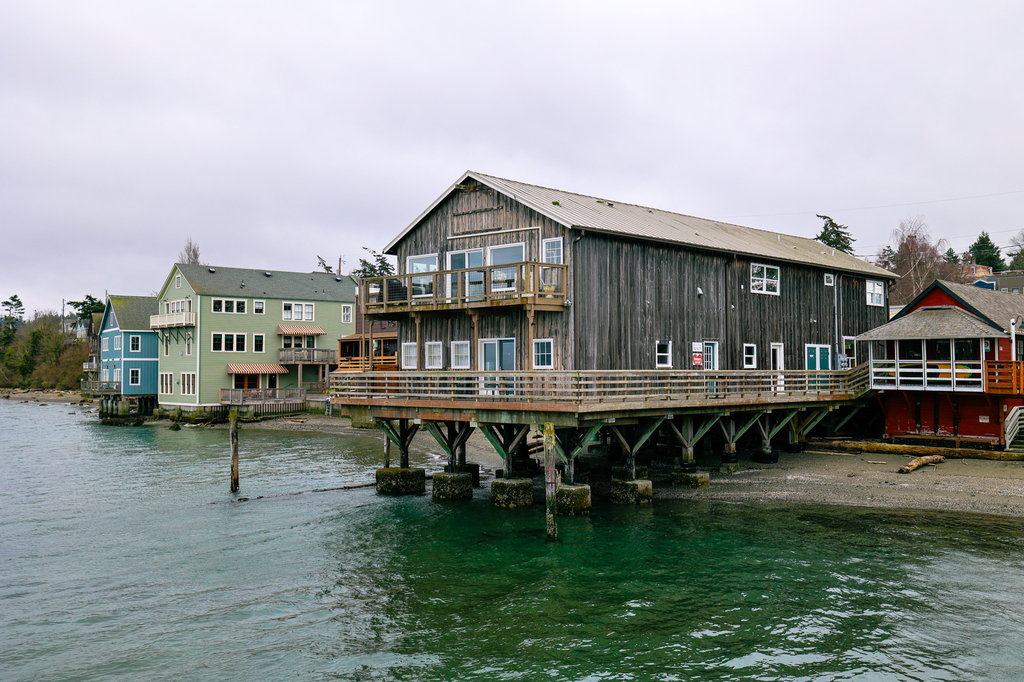the historic town of Coupeville on whidbey island washington