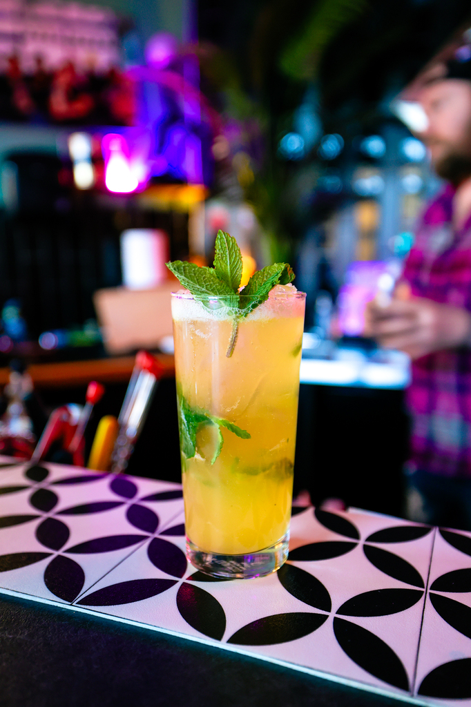 N/A cocktails, beer, and wine at Spilt Zero Proof in Edmonton Alberta Canada