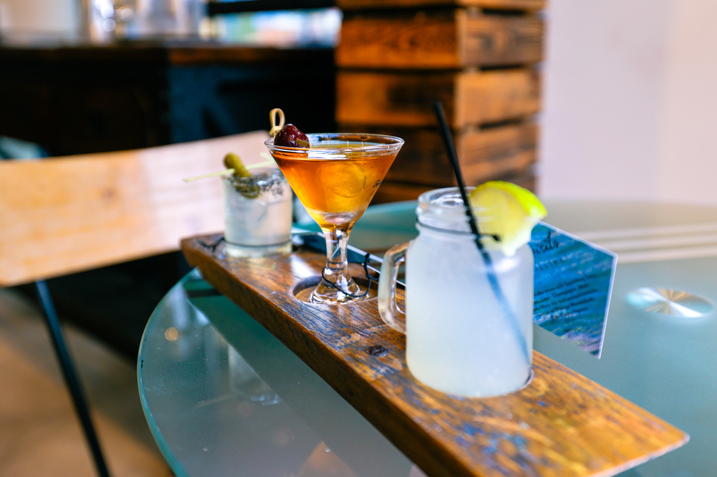 Cocktails at Blue Spirits Distilling