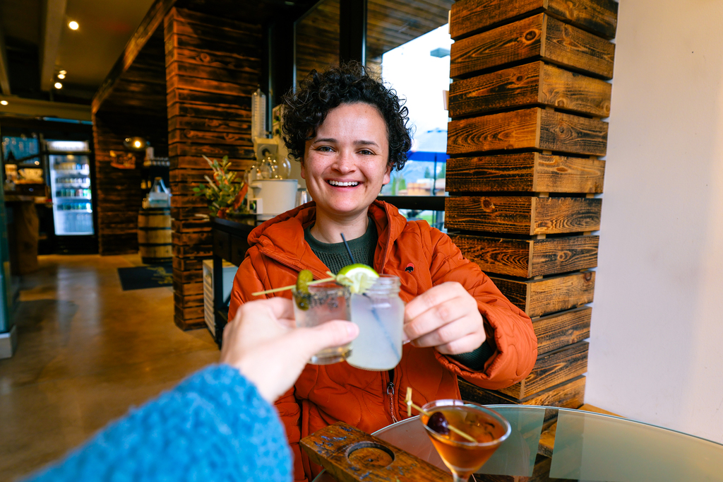Cocktails at Blue Spirits Distilling