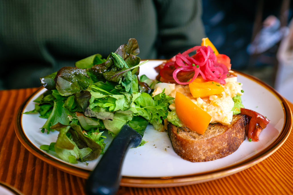 Breakfast at Yolk in Manzanita, Oregon