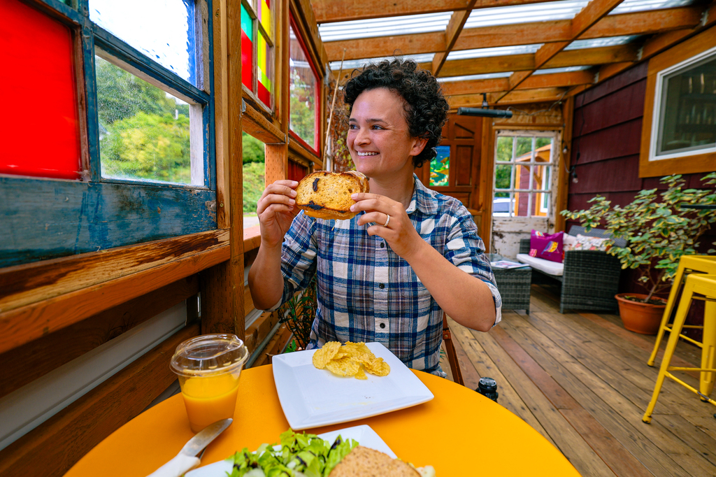 Grilled cheese lunch at The Roost in Wheerler
