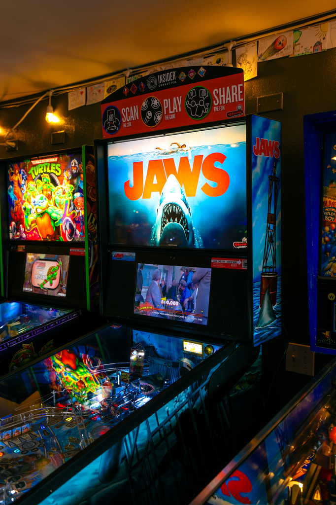 North coast pinball in Nehalem, Oregon