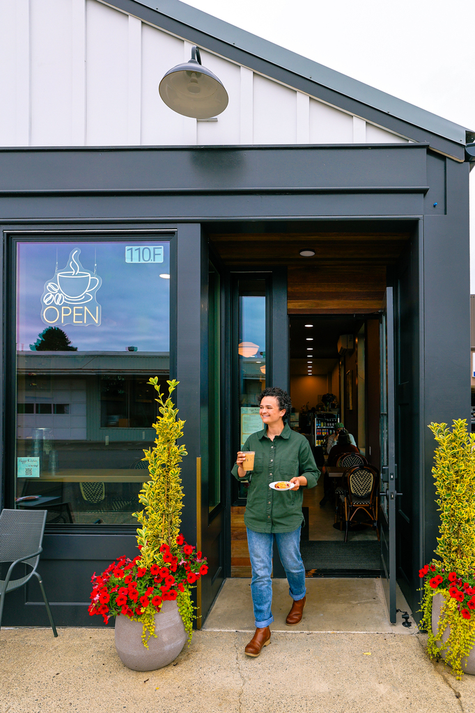 breakfast at Hygge Kitchen, a Scandinavian-inspired coffee shop in Tillamook, Oregon