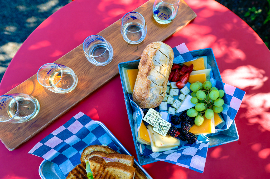 Lunch at Blue Heron French Cheese Company