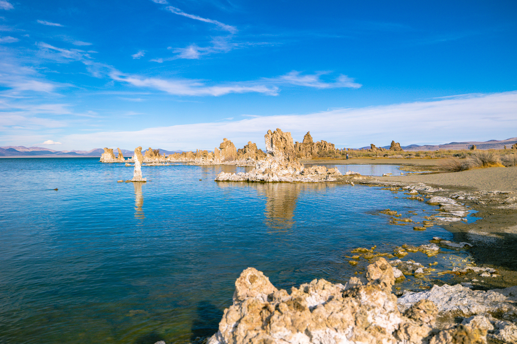 South lake tufas in mono county california, mono lake