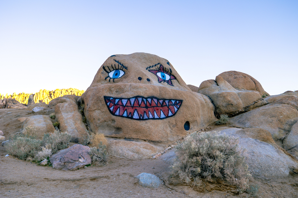 Alabama Hills Nightmare rock